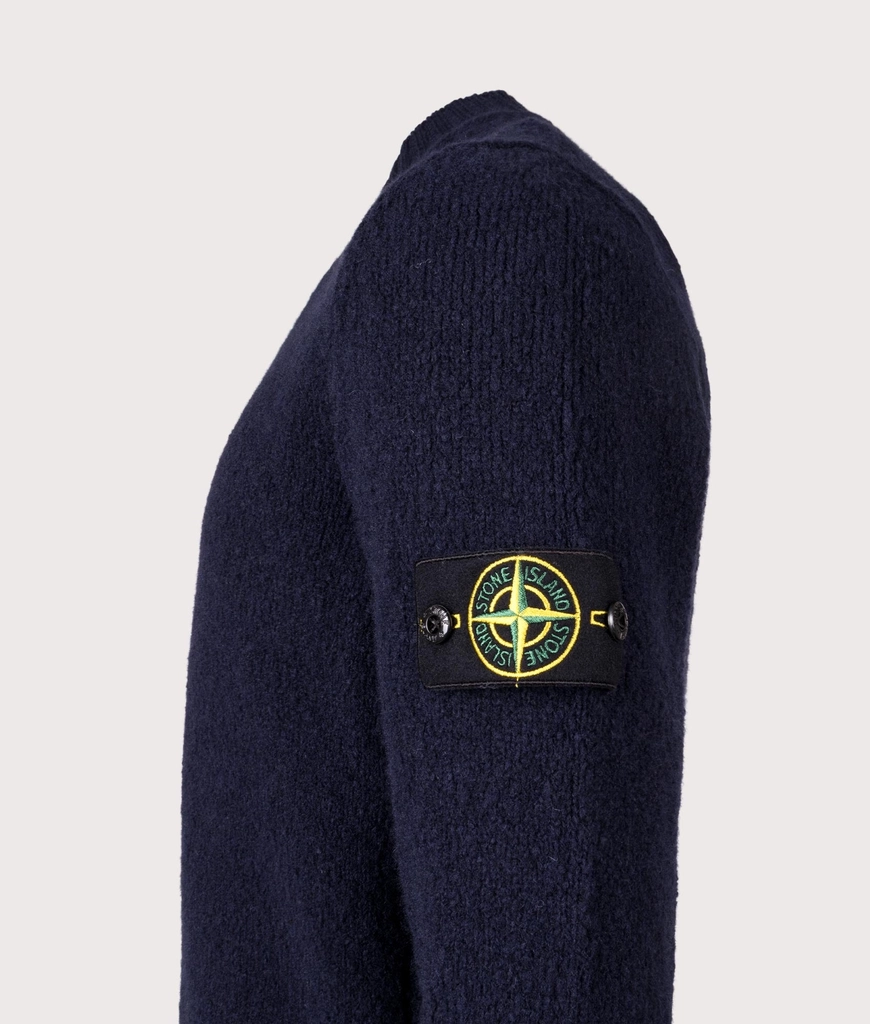 Stone Island Mens Wool Crew Neck Jumper